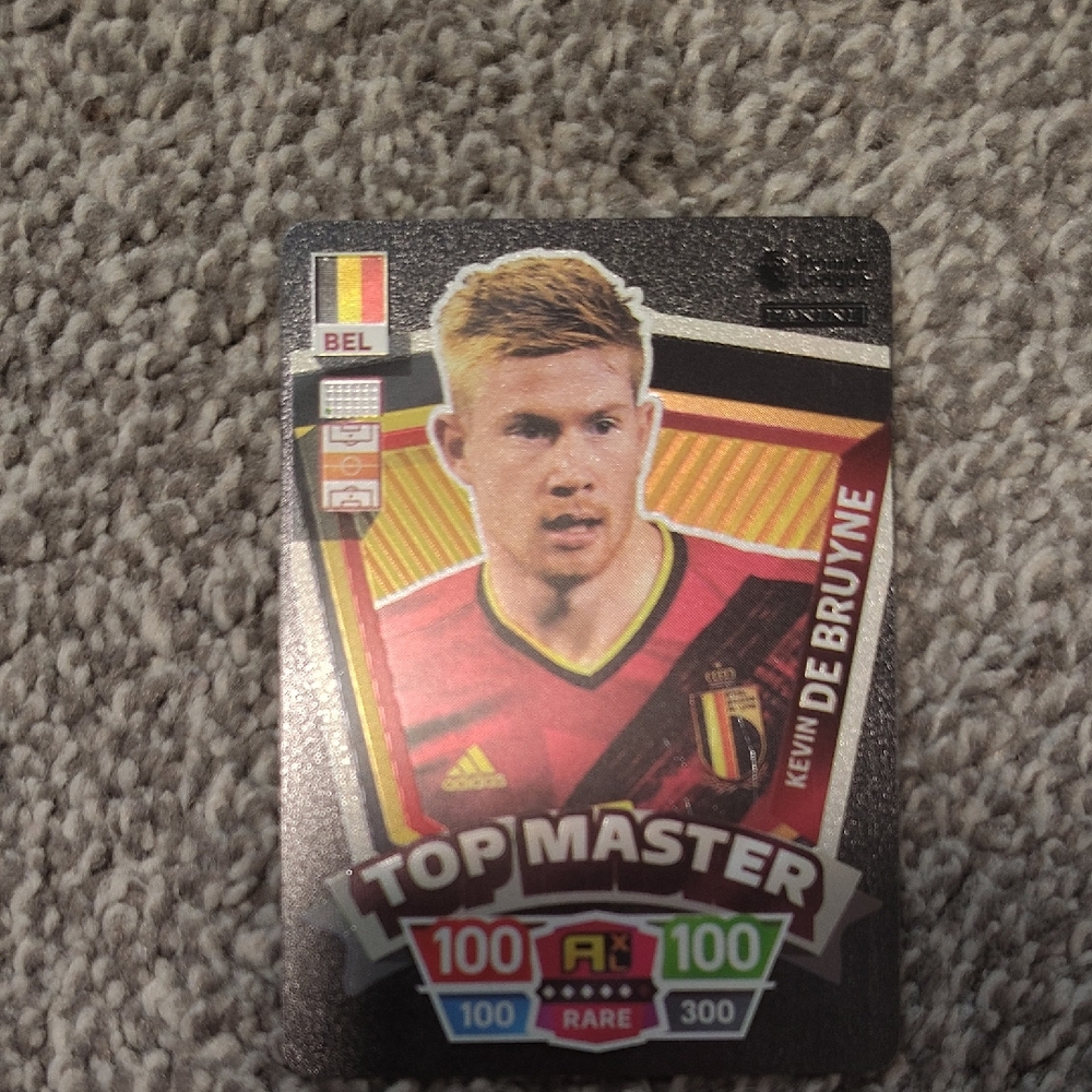 Set of 2 Kevin Debruyne Soccer Card